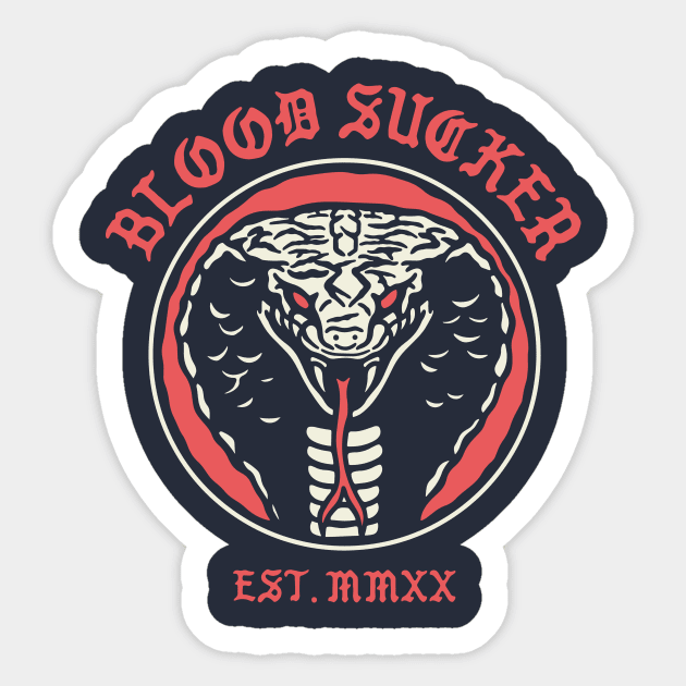 Blood Sucker Sticker by TerpeneTom